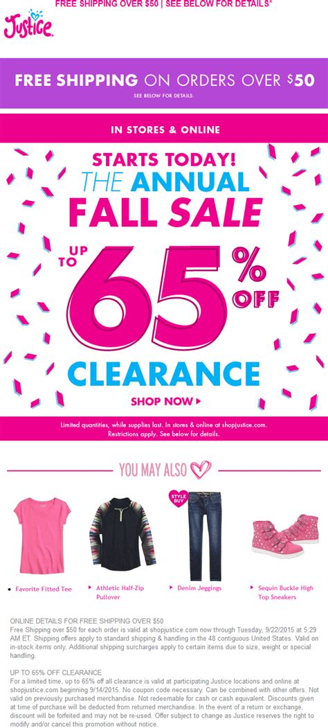justice coupons   clearance sale    justice  girls ditto