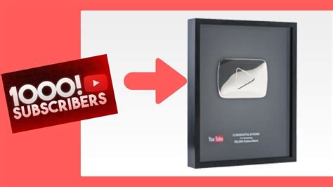 How To Get A Silver Play Button With 1 000 Subscribers