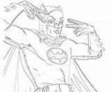 Batman Arkham sketch template