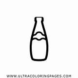 Ausmalbilder Wasserflasche Flasche Ultracoloringpages sketch template