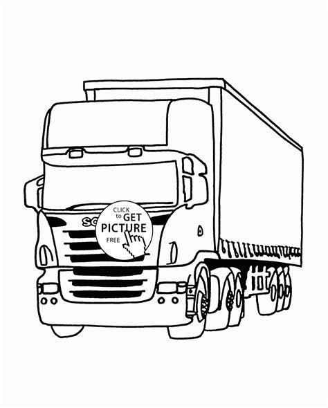camion truck coloring page  kids transportation coloring pages