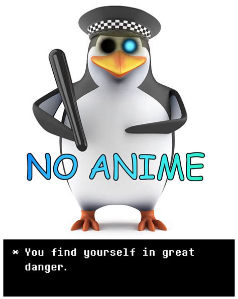 anime penguin  sans  anime penguin   meme
