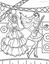 Barbie Coloring Pages Popstar Princess Printable Rockstar Fair County Star Pop Drawing 1950s Cool2bkids Getcolorings Getdrawings Kids Print Drawings Template sketch template