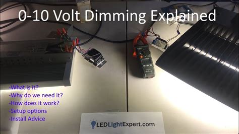 dimming explained     volt dimming    work installation