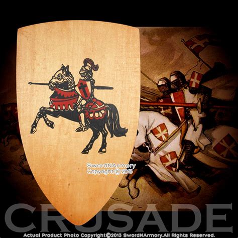wooden medieval times knights shield plywood design