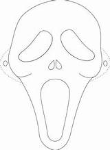 Mask Coloring Pages Printable Masks Kids Scary Halloween Print Template Anonymous Decorations Templates Color Cute Disney sketch template