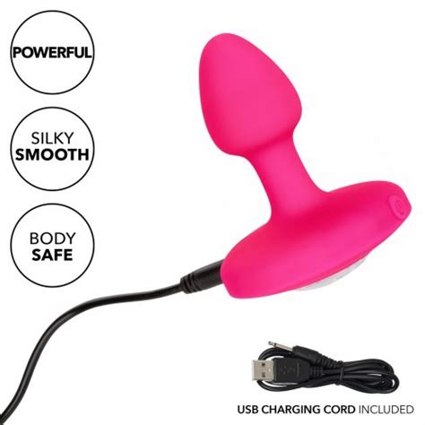 Cheeky Gems Small Rechargeable Vibrating Anal Probe Pink Sex Toys