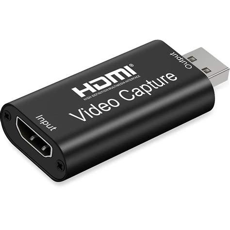 Techflo Hdmi Usb Capture Card Hd 4k 1080p Live Streaming Video Audio