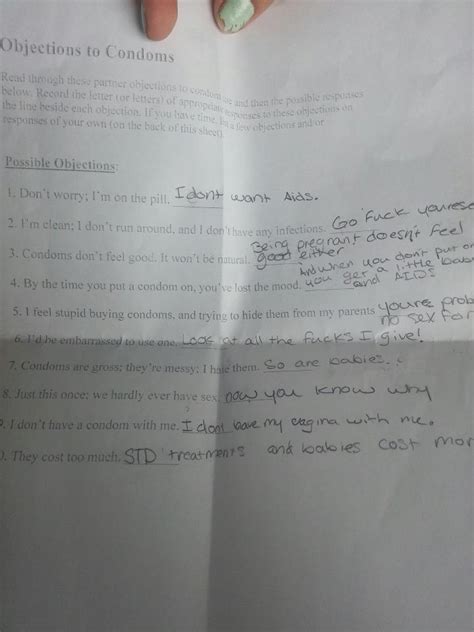 teen suspended from school for writing hilarious sex ed responses metro news