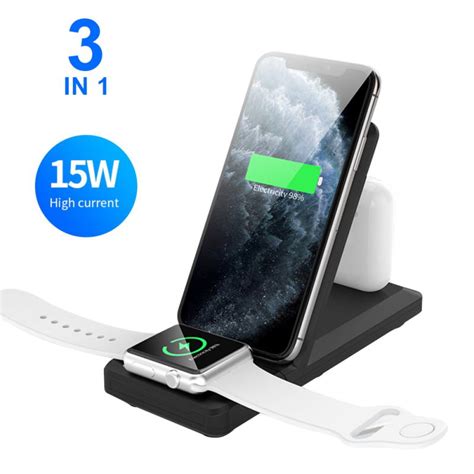 wireless charger foldable wireless charging station compatible  apple watchiphone