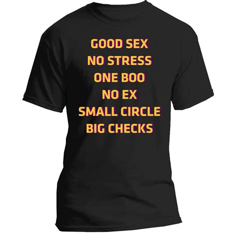 good sex no stress one boo no ex small circle big checks