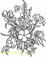 Coloring Pages Flower Exotic Flowers Tropical Getcolorings sketch template
