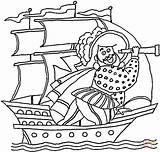 Coloring Pages Columbus Cruise Navy Disney Ship Looking India Pinta Printable Getcolorings Christopher Print Popular sketch template