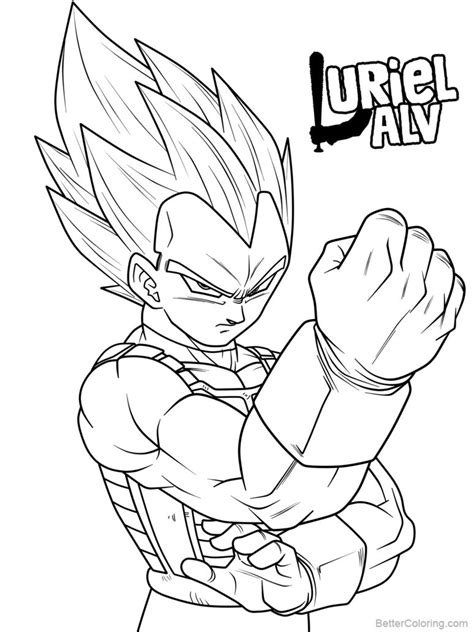 vegeta coloring pages limit breaker  urielalv  printable