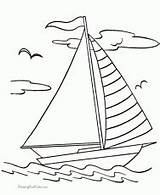 Coloring Pages Boats Catamaran Ages Related Sailing sketch template