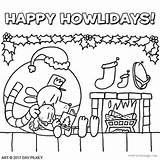 Coloring Pages Dog Man Christmas Xcolorings Printable Happy Fleas Updates sketch template