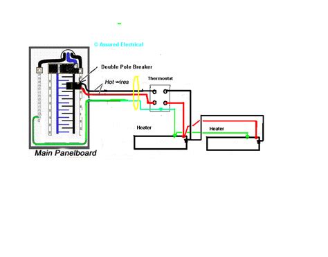 electric baseboard heater wiring diagram
