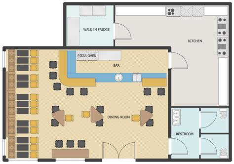 restaurant floor plan layout image