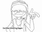 Coloring Pages Domo Michael Myers Gorillaz Getcolorings sketch template