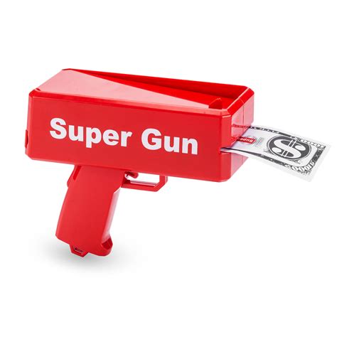 super money gun  supreme money  bank notes gun