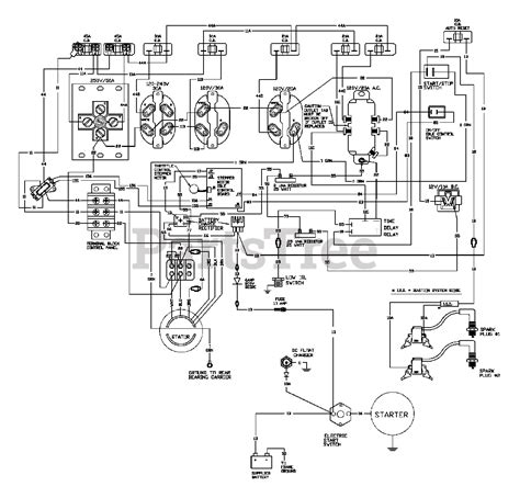 generac   generac exl  watt portable generator wiring diagram parts lookup