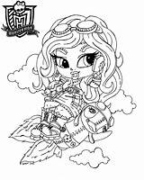 Monster High Coloring Babies Part Pages Baby Cleo Nile Printable Color Kids Colouring Colorear Para sketch template