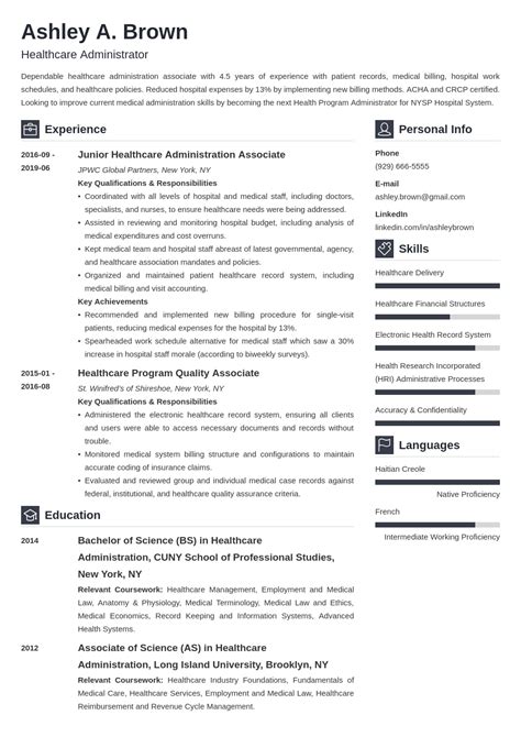 healthcare resume  template vibes resume examples job resume