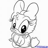 Duck Daisy Baby Coloring Library Disney Drawings Kids Pages Draw sketch template