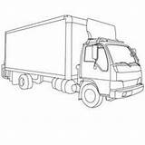 Truck Coloring Pages Delivery Drawing Drawings Trailer Hellokids Tow Printable Chevy Tractor Cargo Kids sketch template