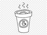 Coloring Cup Coffee Clip sketch template