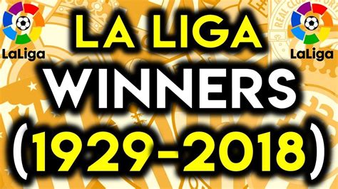 la liga winners   primera division  youtube