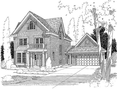 colonial style house plan  beds  baths  sqft plan   homeplanscom