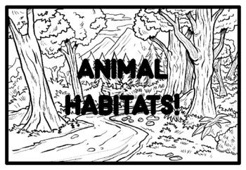 animal habitats animals activity animals coloring pages  anisha sharma