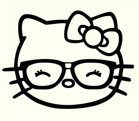 Hello Kitty Silhouette At Getdrawings Free Download
