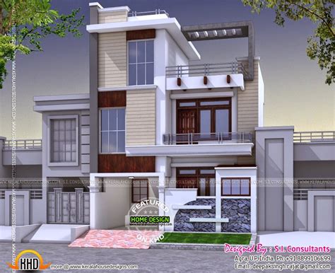 mixed style house exterior keralahousedesigns