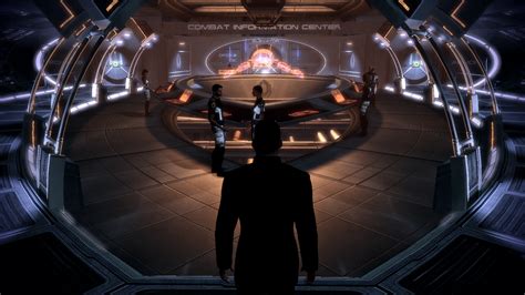Mass Effect 2 Ray Tracing Normandy Bridge At Mass Effect