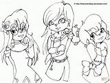 Alvin Chipmunks Chipettes Coloring Pages Simon Colouring Fanpop Printable Chipwrecked Color Kids Popular sketch template
