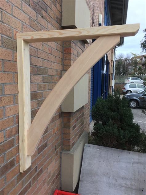 wooden timber gallows bracket cawthorne design ebay   porch railing designs porch