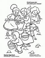 Egg Easter Hunt Coloring Pages Drawing Printable Restaurant Carton Color Go Children Colorings Drawings Popular Garden Getcolorings Getdrawings Paintingvalley sketch template