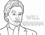 Hannibal Colouring Tailles sketch template