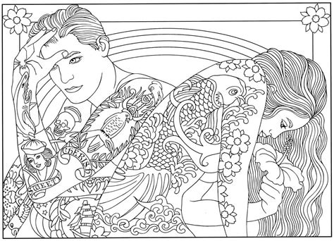 cute coloring pages  couples