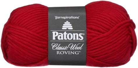 patons classic wool roving yarn cherry michaels