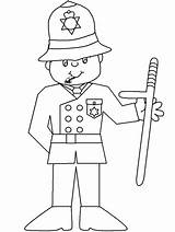 Police Coloring Pages Officer Kids Comments Colouring sketch template
