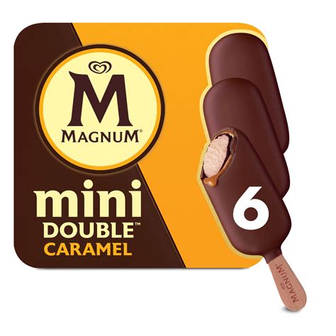 mini double caramel ice cream bar magnum ice cream