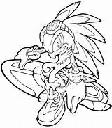 Coloring Sonic Pages Hedgehog Jet Kids Hawk Printable Shadow Drawing Print sketch template