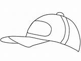 Kids Cap Drawing Baseball Coloring Button Through Print Sun Otherwise Grab Easy sketch template