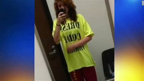 girl sent home for wearing this shirt cnn video