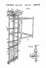 Patents Elevator Drawing sketch template