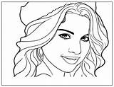 Selena Getdrawings Colorear Dibujos sketch template
