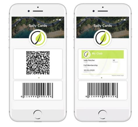 digital membership cards  mobile app iphone android